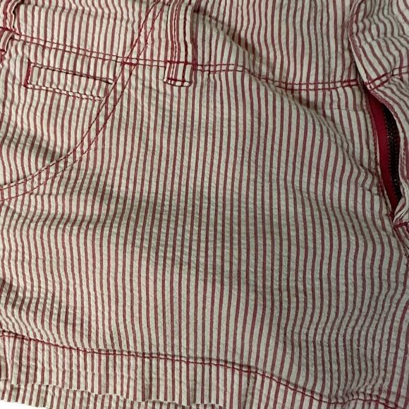Roxy ~ Pink and White Striped Shorts ~ size 13 - Picture 2 of 8